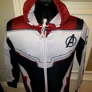 Marvel AVENGERS Full Zip Hoodie Sweatshirt XS